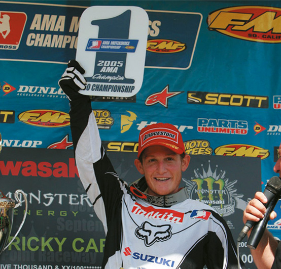 Ricky Carmichael campeón, 2005